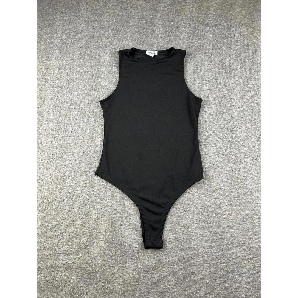 Rue21 Black Sleeveless Bodysuit Size XS